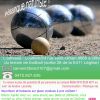 Pétanque naturiste dans local chauffé à 26 degrés avec boissons et de quoi mange...