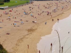 Journée sur la plage des Deux Jumeaux à Hendaye (64)